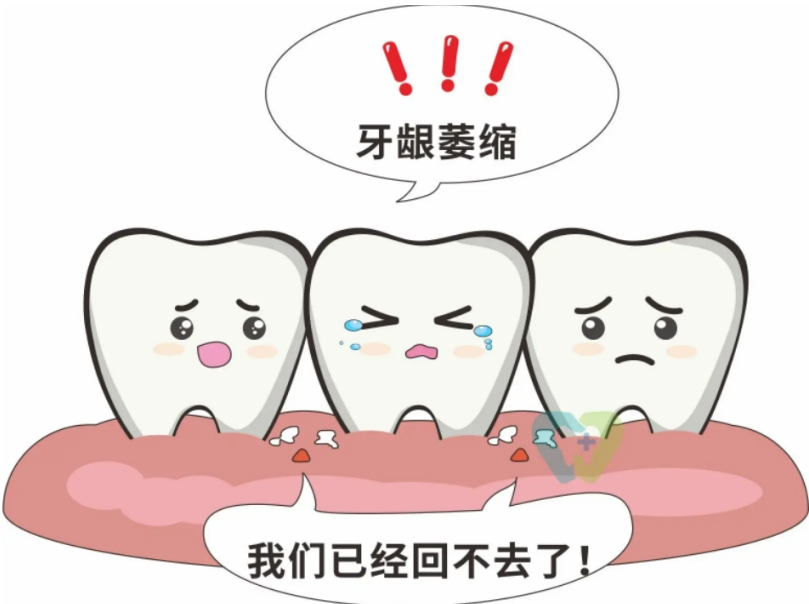 牙龈萎缩会自己恢复好吗？